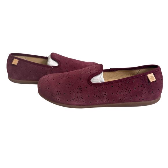 NWB Spenco Womens Paisley Ballet Flat in Mahogany Size 10W - Picture 3 of 8